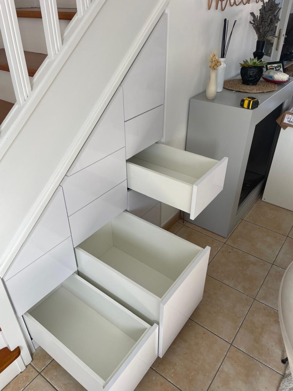 Meuble sous escalier à Osny (95) 5