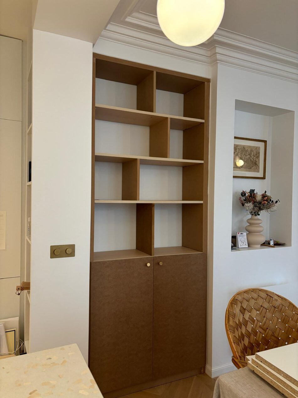 Bibliothèque sur mesure à Paris 6 5